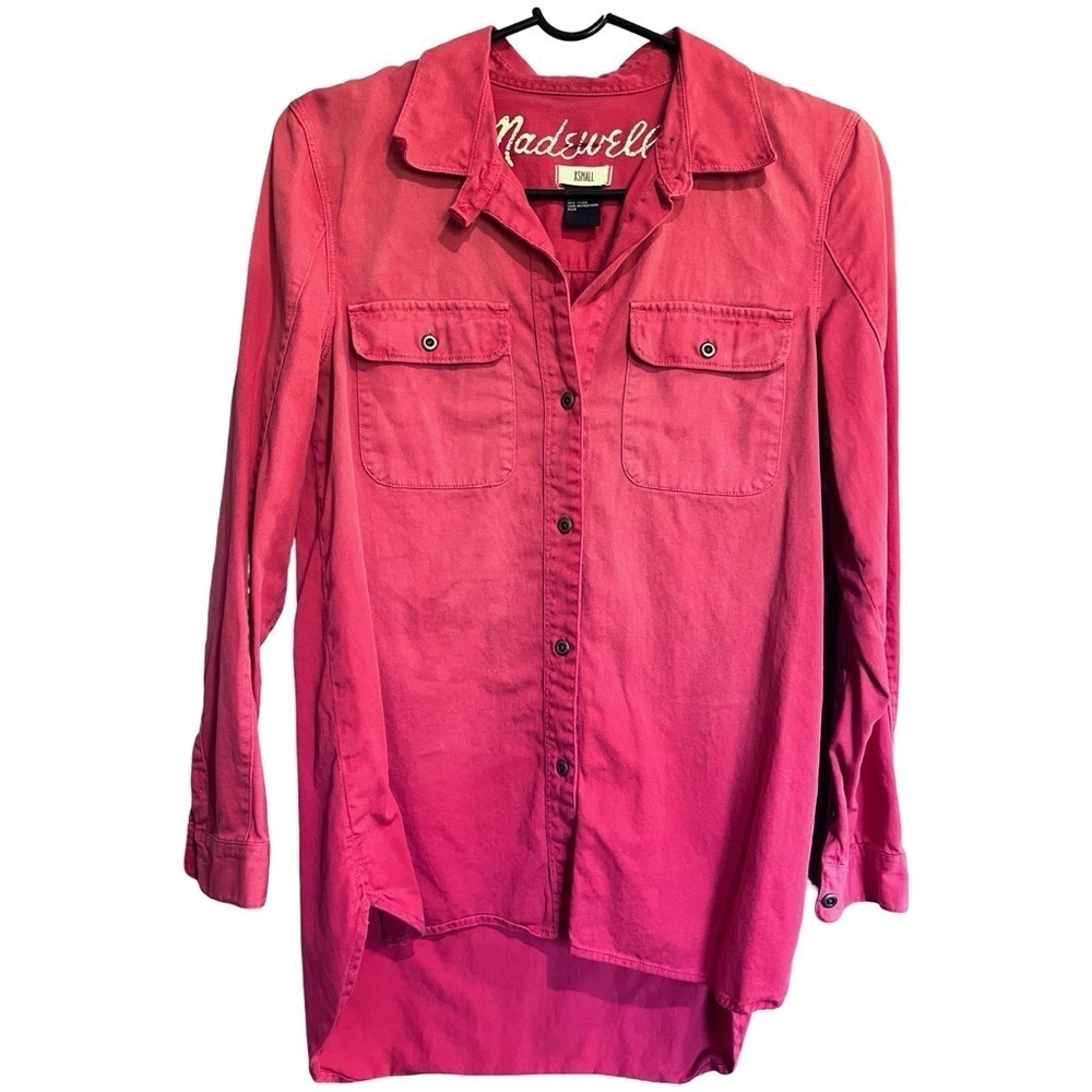 Madewell 100% Cotton Chambray Button Up Shirt